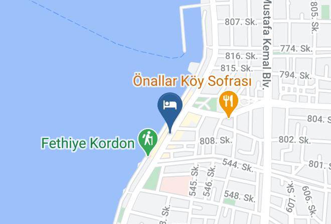 Fethiye - Bbq Joy Butik Otel Maps