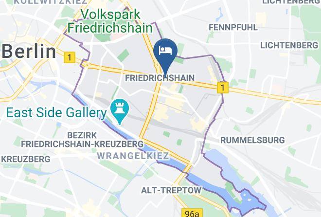 Stadt Berlin - Bbrepublik Pop Ddr Hotel Maps