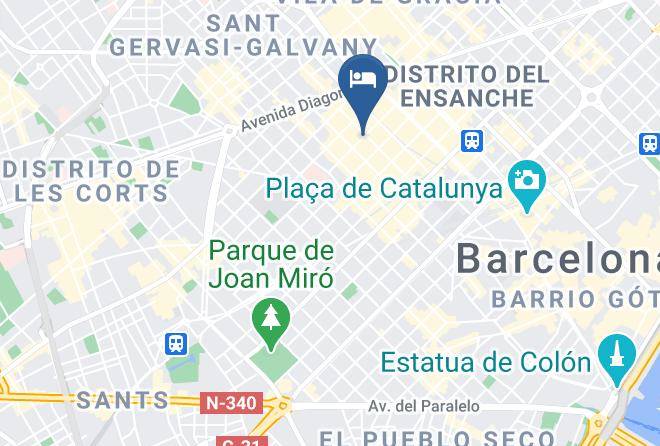 Barcelona - Bcn Urbaness Hotels Gran Rosellon Maps