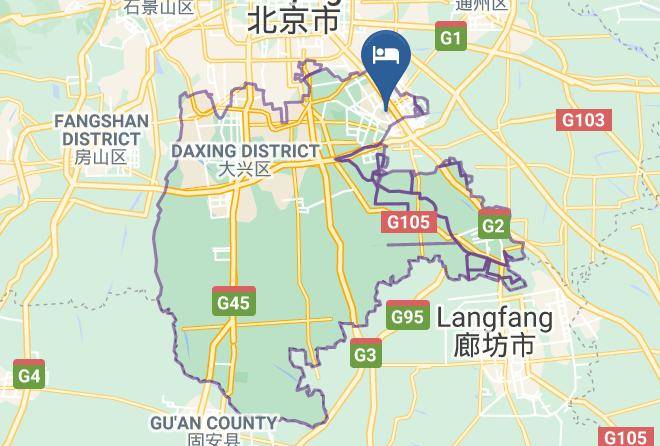 Beijing - Bda Yongkang Business Hotel Beijing Maps