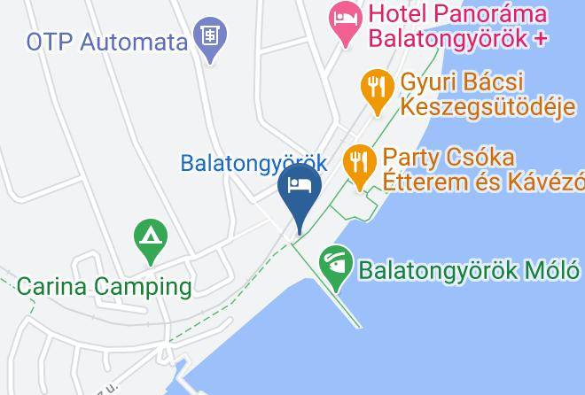 Beach Balatongyorok Map