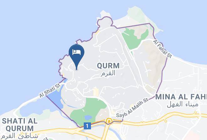 Mutrah - Beach Bay Hotel Muscat Maps