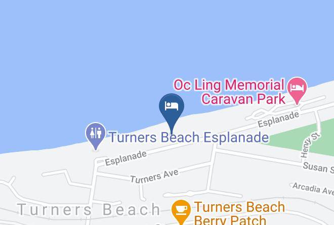 Central Coast - Beach Break Bicheno Tas Maps