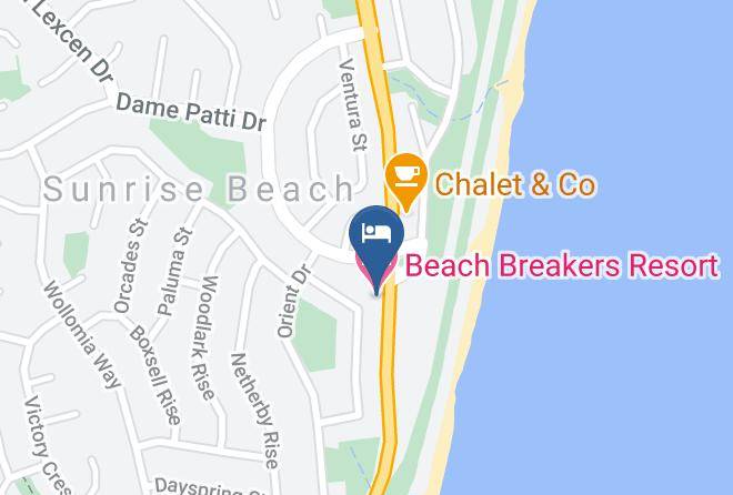Noosa - Beach Breakers Resort Maps