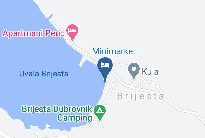 Ston - Beach Brijesta Maps