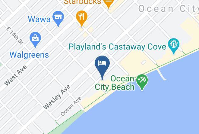 Cape May - Beach Club Hotel Maps