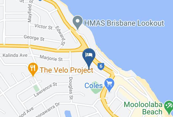 Beach Club Mooloolaba Map