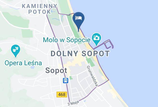 Sopot - Beach Club Zatoka Sztuki Maps