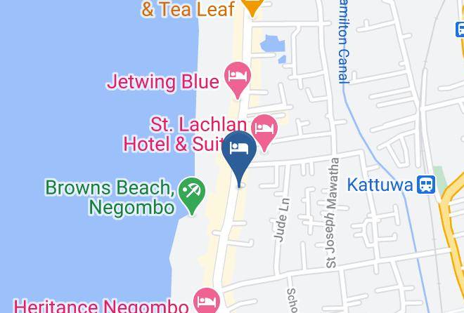 Colombo - Beach Corridor Hotel Maps