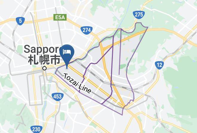 Sapporo City Shiroishi Ward - Beach & Field Inn Maps