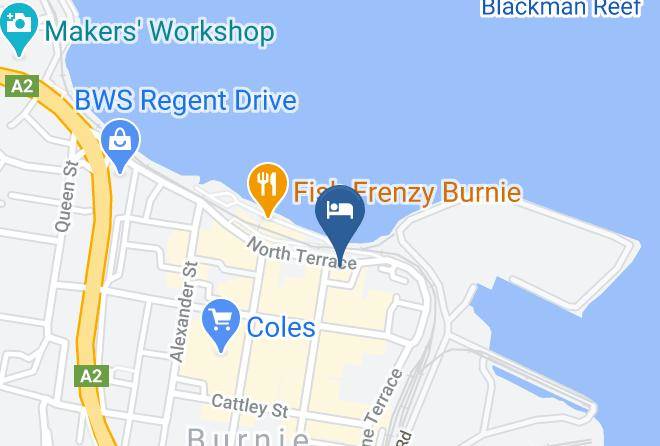 Burnie - Beach Hotel Burnie Maps