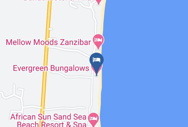 Zanzibar South - Evergreen Bungalows Maps