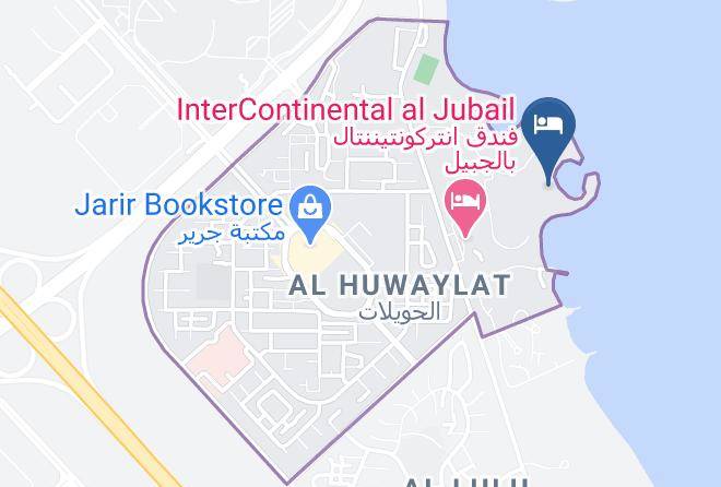 Jubail Industrial City - Beach Intercontinental Al Jubail Maps