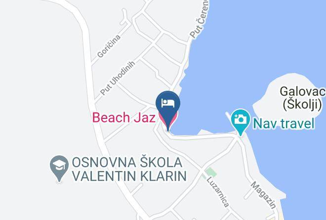 Preko - Beach Jaz Maps