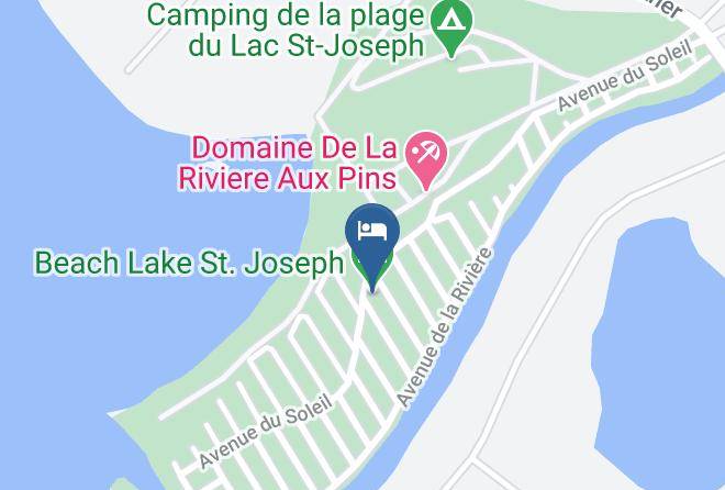 La Jacques Cartier Regional County Municipality - Beach Lake St Joseph Maps