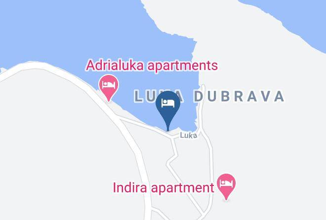 Ston - Beach Luka Dubrava Maps