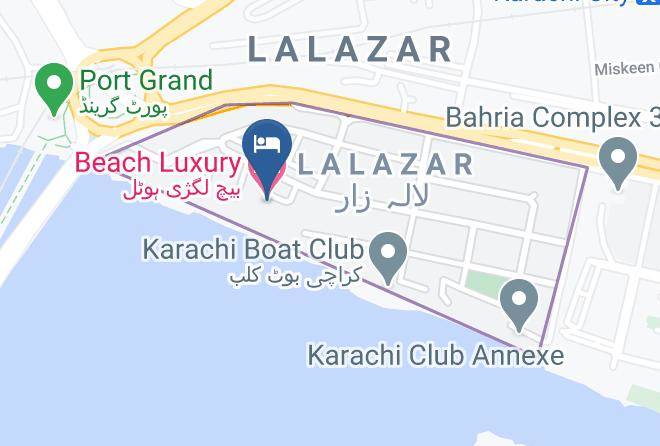 Karachi - Beach Luxury Hotel Maps