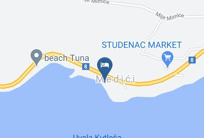 Omis - Beach Medici Maps