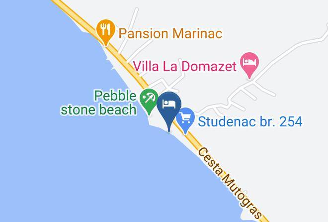 Podstrana - Beach Mutogras Maps