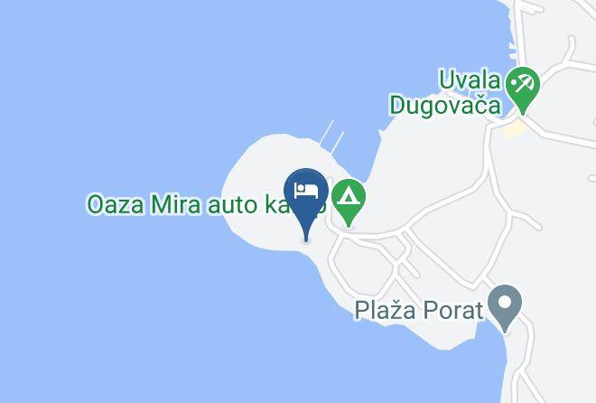 Beach Oaza Mira Map