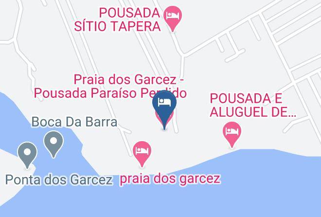 Jaguaripe - Praia Dos Garcez Pousada Paraiso Perdido Maps