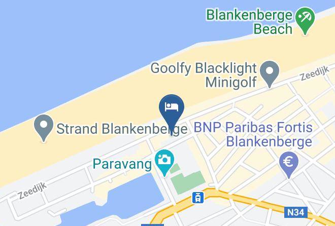 West Flanders - Beach Palace Hotel Blankenberge Maps