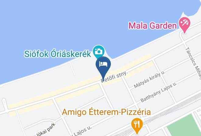 Siofok - Beach Panzio Siofok Maps