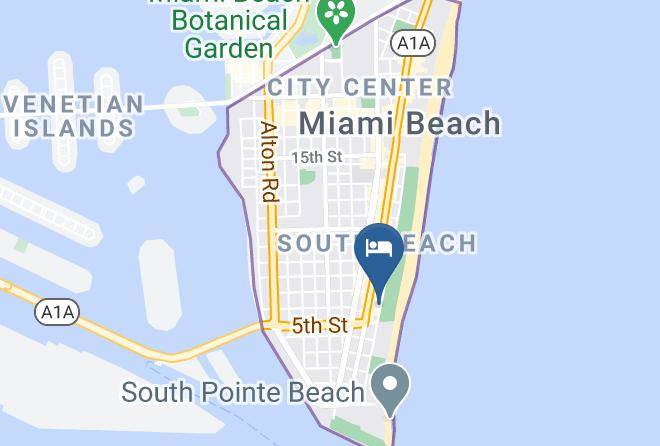 Miami Dade - Beach Park Hotel Maps