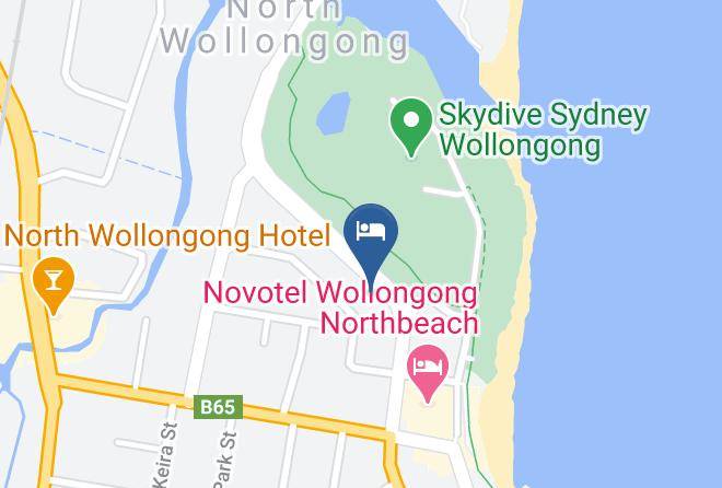 Wollongong - Beach Park Motel Maps