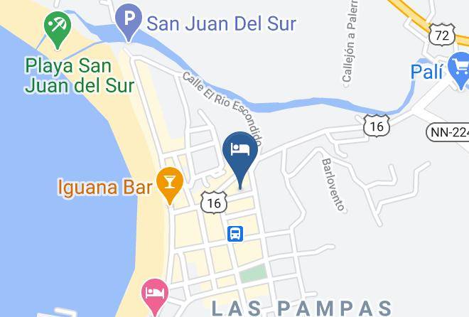 San Juan Del Sur - Beach Please Hotel Maps