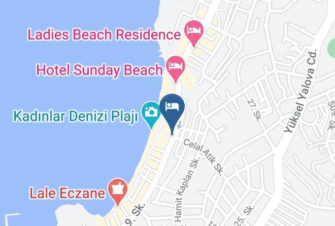 Beach Prenses Hotel Map