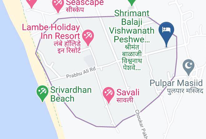 Shrivardhan - Beach Resort Niwant Sagar Maps