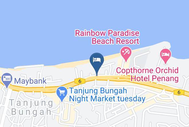 Tanjung Tokong - Beach Resort Maps