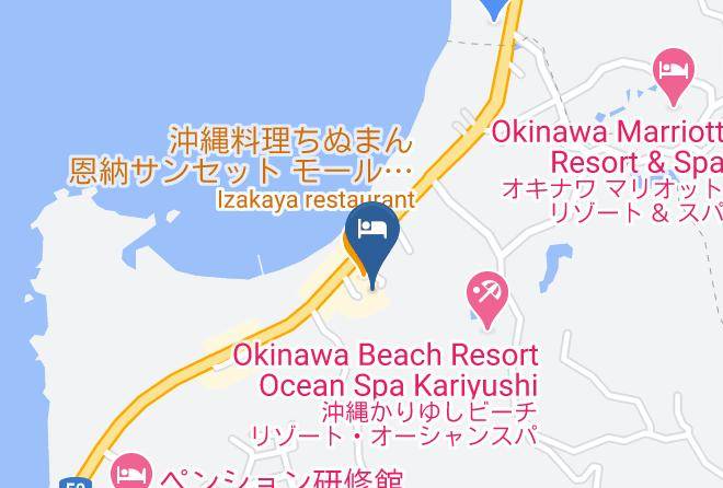 Onna Vil Kunigami District - Beach Resorts Hotel Kalakaua Maps