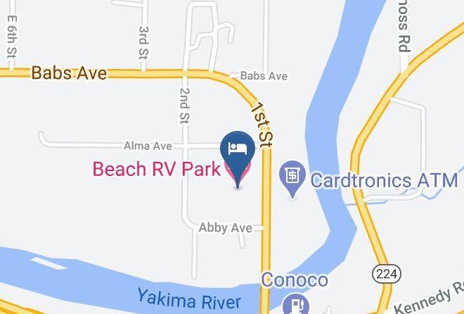 Benton - Beach Rv Park Maps