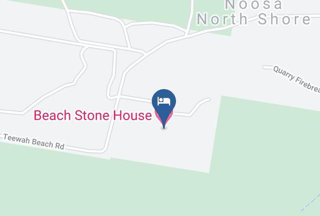 Beach Stone House Kaart - Queensland - Noosa