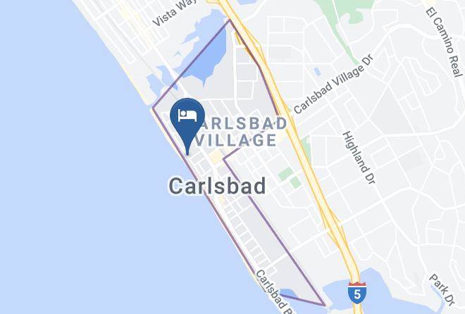 San Diego - Beach Terrace Inn Maps