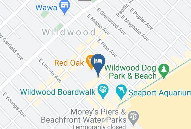 Cape May - Beach Terrace Motor Inn Maps