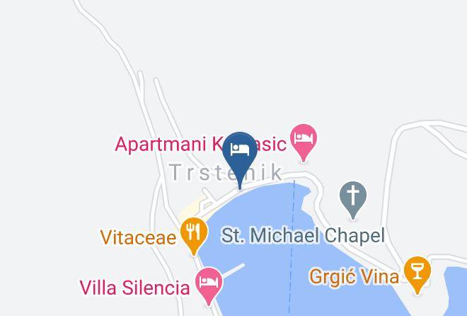 Orebic - Beach Trstenik Maps