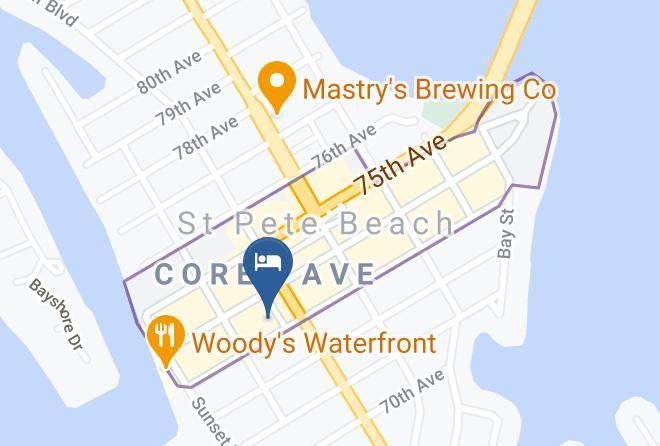 Pinellas - Beach Vacation Get Away Maps