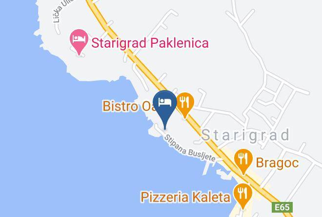 Starigrad - Beach Velebit Maps