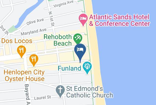 Sussex - Beach View Hotel Maps