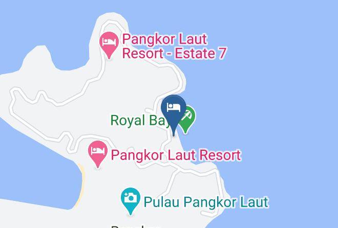 Dinding - Beach Villa Pangkor Laut Resort Maps