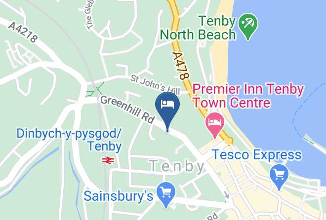 Pembrokeshire - Beachcomber B&b Maps