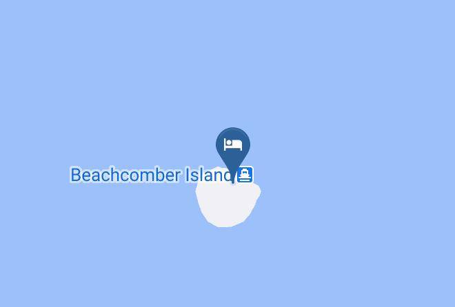 Beachcomber Island Fiji Map