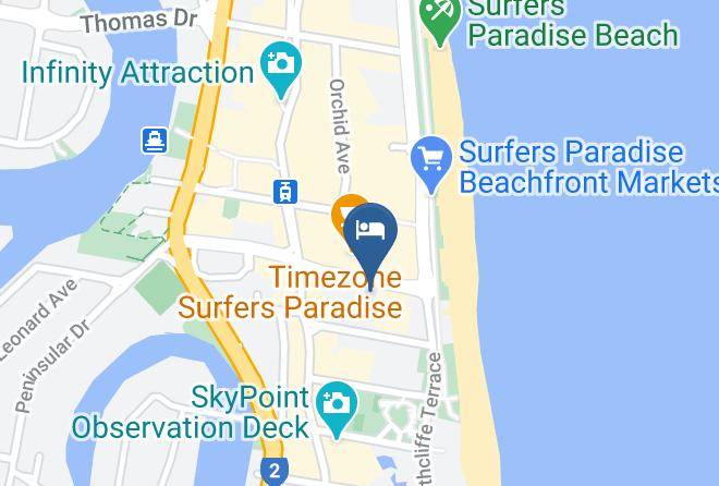 Gold Coast - Beachcomber Surfers Paradise Maps