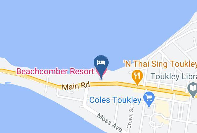 Beachcomber Resort Map