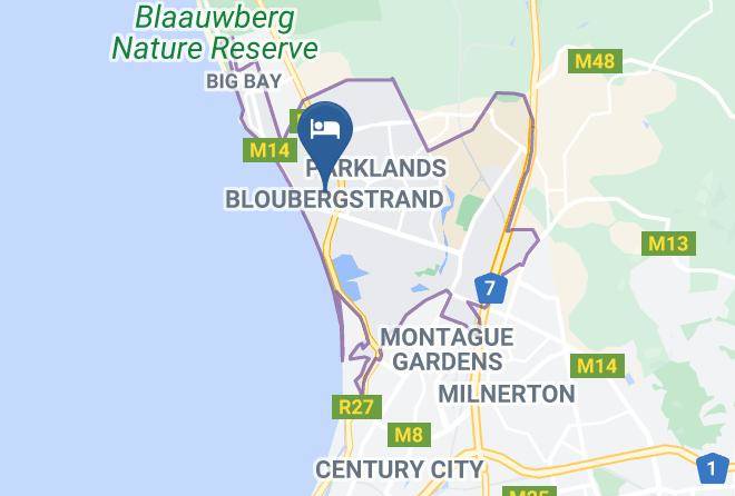City Of Cape Town - Beaches And Bays Guest Accommodation Maps