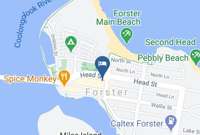 Mid Coast - Astina Suites Forster Maps