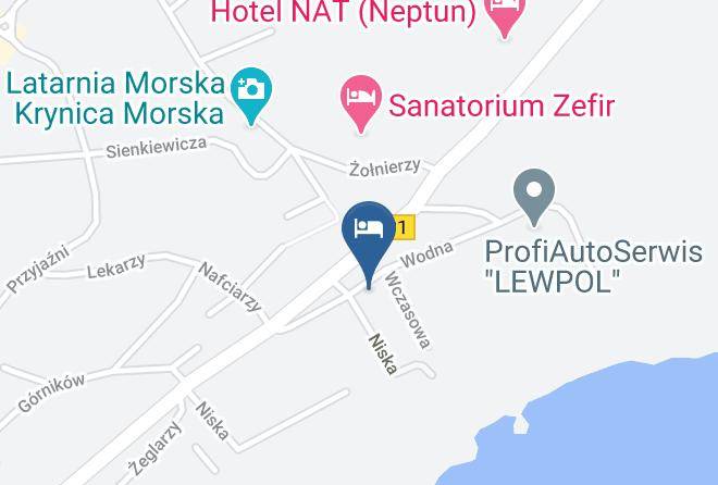 Nowodworski - Beachfront Accommodation Nord Krynica Morska Maps